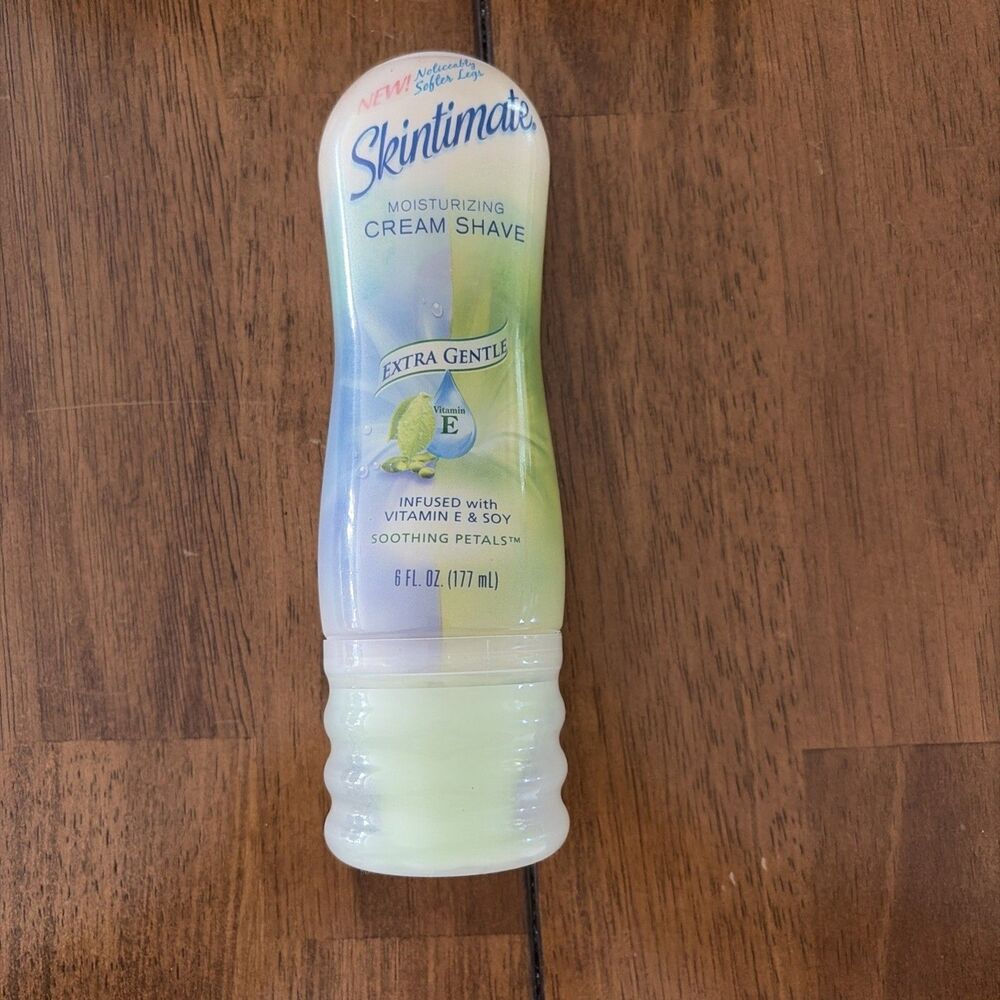 Skintimate Cream Shave Soothing Petals Extra Gentle 6 oz Vitamin E Discontinued
